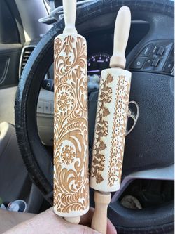 Decorative rolling pins
