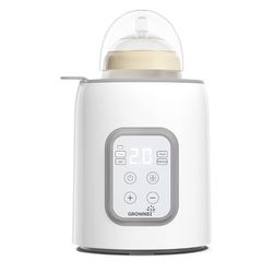 Grownsy Bottle Warmer, Grownsy 8-in-1 Fast Baby Bottle Warmer with Timer, Safe for Breastmilk Nutrients, Accurate Temperature Control, with Defrost, S