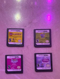 Nintendo DS Game Cartridges Lot of 4