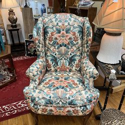 Vintage Henderson Fine Furniture Brand Wingback Chair 
