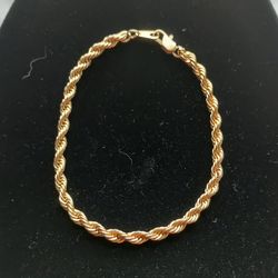 8-1/2" rope chain bracelet