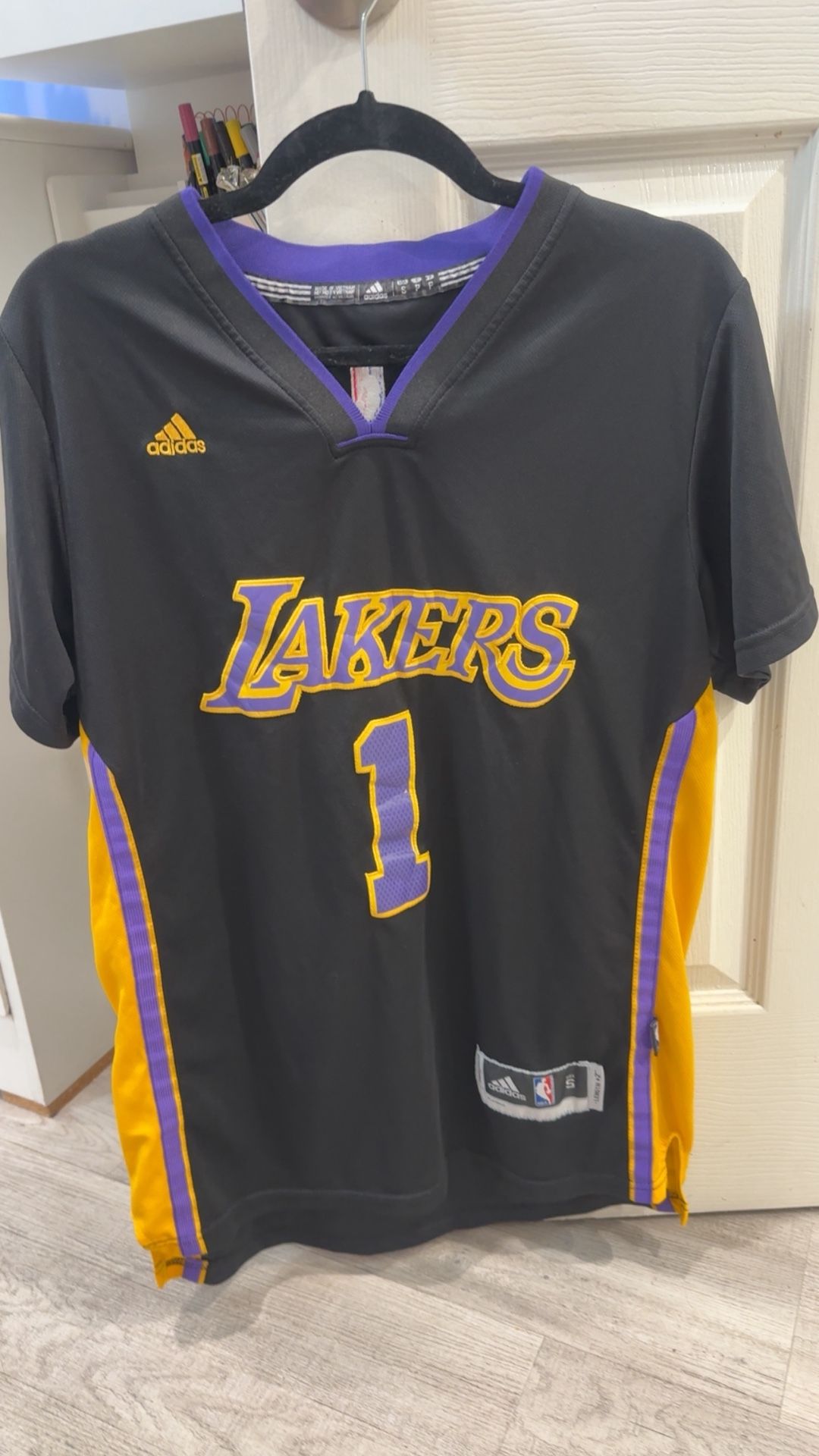 Lakers Men’s Lakers Russell Jersey #1 Suze Small