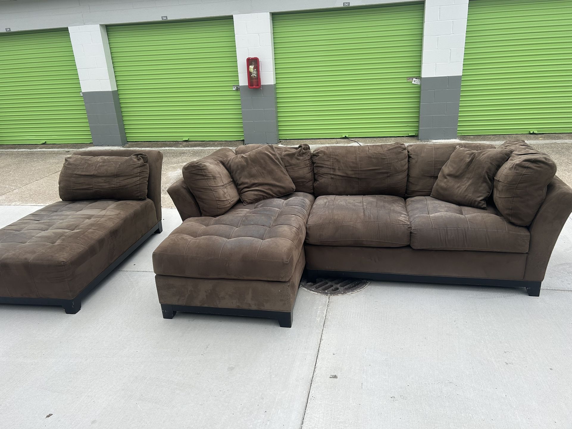 Brown Sectional