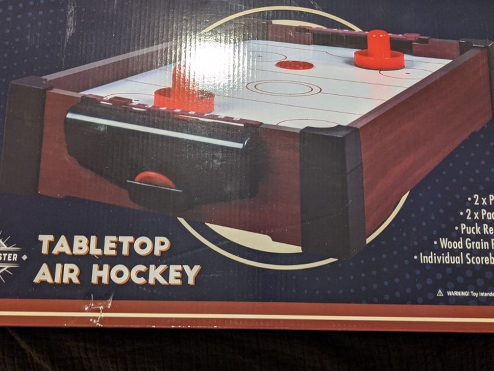 New Tabletop Air Hockey
