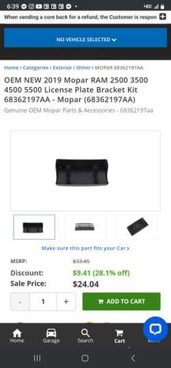 Front License Plate Holder