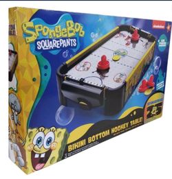 Air Hockey SpongeBob Bikini Bottom Table, Air Powered Surface