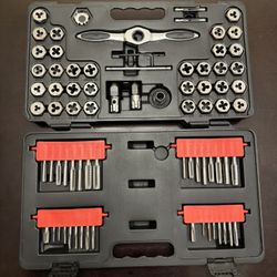 GearWrench 3887 75-Piece Fract. SAE/Metric Ratcheting Tap & Die Set