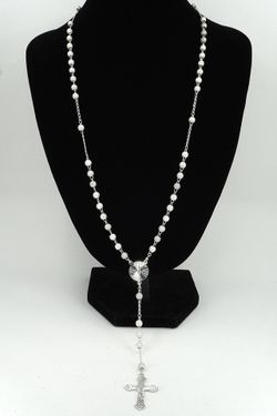 925 Sterling Silver Catholic Rosary 