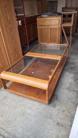 Oak coffee table
