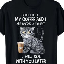 Coffe cat T-shirt
