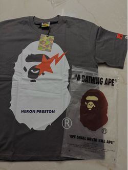 Bathing ape t shirt( Size: S,M,L)