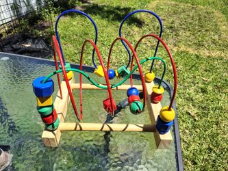 Ikea mula wooden bead rollercoaster