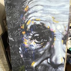 Stephen Fishwick Einstein Canvas 