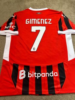 AC Milan Santiago Gimenez Soccer Jersey
