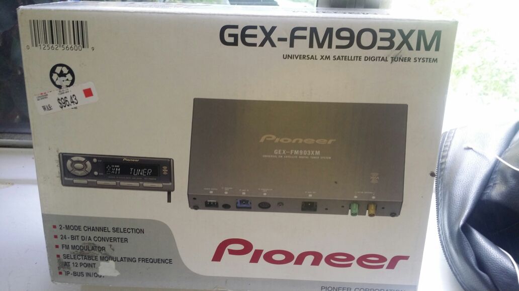 Pioneer xm satellite receiver