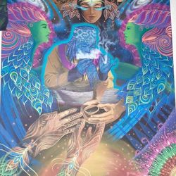 Ayahuasca Shaman Canvas Painting