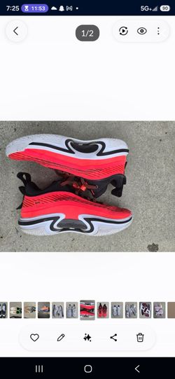 Jordan 36 Low Infrared, Size 9