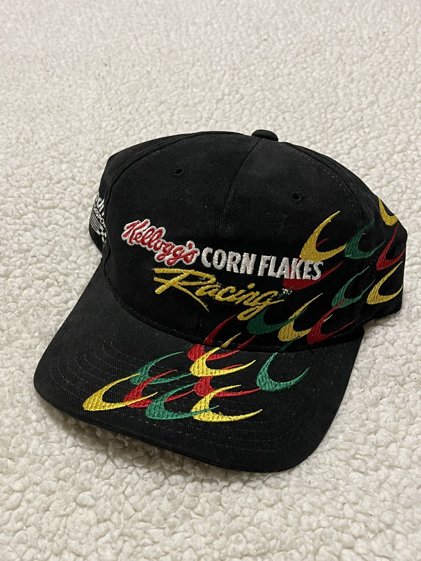 Vintage NWT Kellogg’s Corn Flakes NASCAR Racing Snapback Hat Terry Labonte Chase