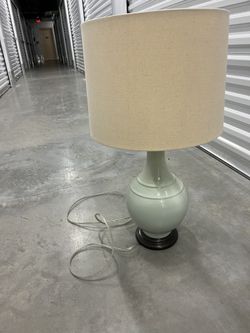 Grey/Blue Lamp - Like New
