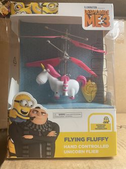 New Ultra Rare Flying Fluffy Hand Controled Unicorn Flier 
