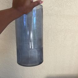 Blue Glass Vase
