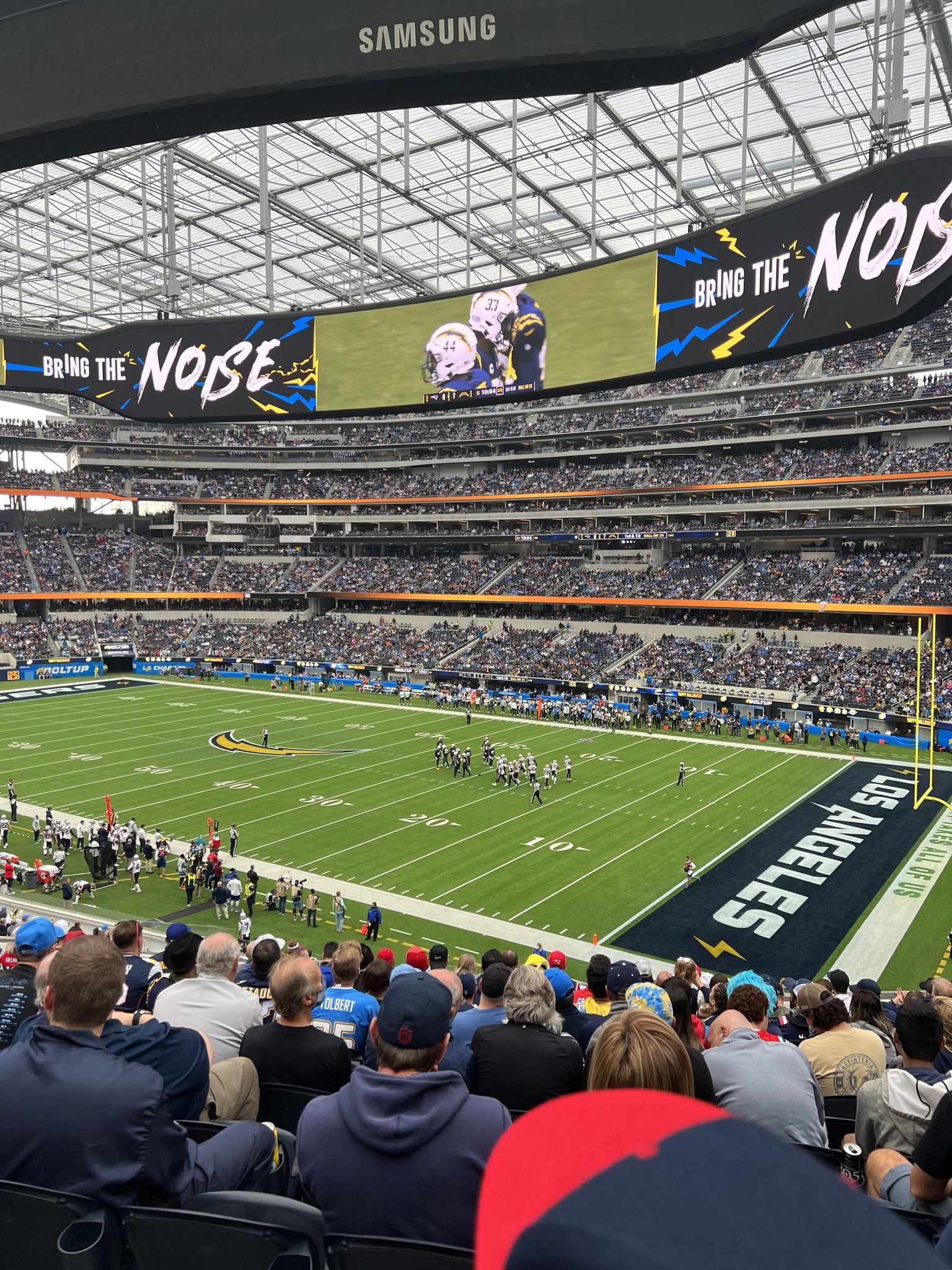 LA Chargers 2 season tickets Philadelphia Eagles 12/8 Section 201 Visitors side 