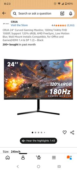 24in curved monitor