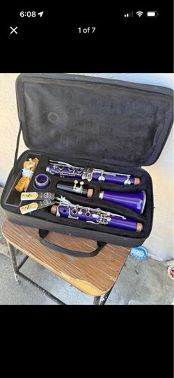 Wooden clarinet.