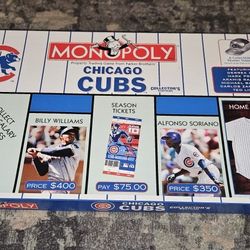 Chicago Cubs Monopoly Collector’s Edition (2007) 100% Complete, Contents Sealed!