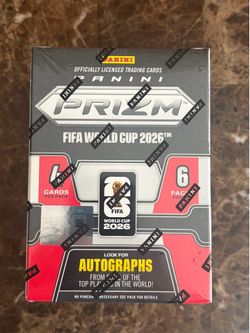 2026 Panini Prizm FIFA World Cup Soccer Red Blaster Box | Sealed | Manga Chase