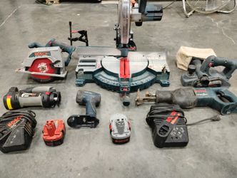 Bosh Battery Powered Tools W/2 Batteries Package Deal! $180 Obo!