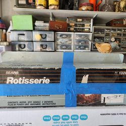 Sears BBQ Rotisserie Electric never Been out of the  Box