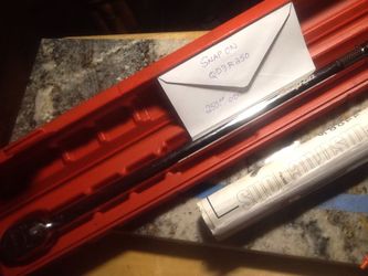 Snap on torque wrench hardly used