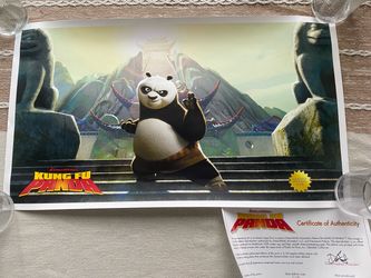 2008 Kung Fu Panda Limited Lithograph 2237/3150 & Tube