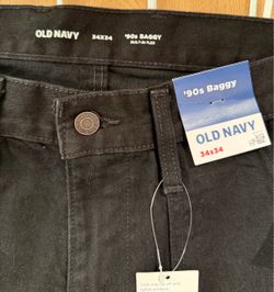 Old Navy '90s Baggy Jeans 34x34 Black