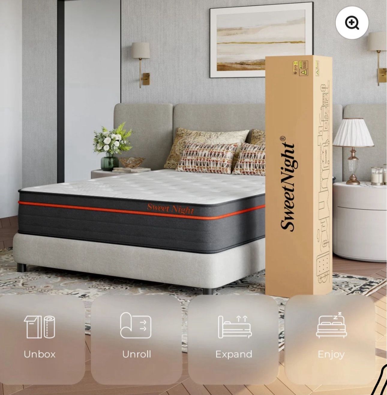 Brand New King Size Mattress. In Box !