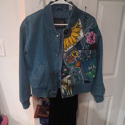 Levi Jacket-Custom Floral 