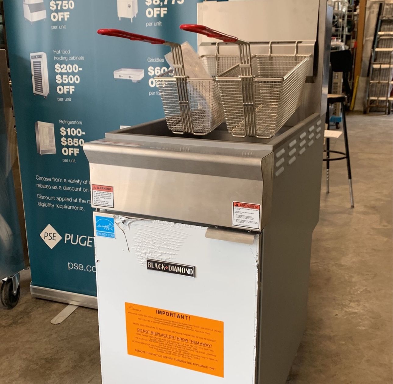 🔥🔥🔥Black Diamond Deep Fryer🔥🔥🔥