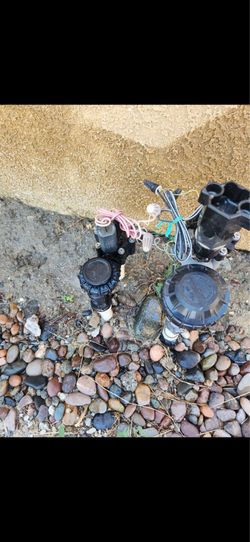 New sprinkler valve installed !