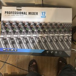 Brand new 12 channel mixing board