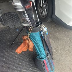 Golf Clubs And Bag