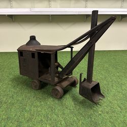 Rare Antique Original Pressed Steel Steelcraft Marion Steam Shovel Toy - “1920’s”