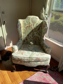 Embroidered Armchair
