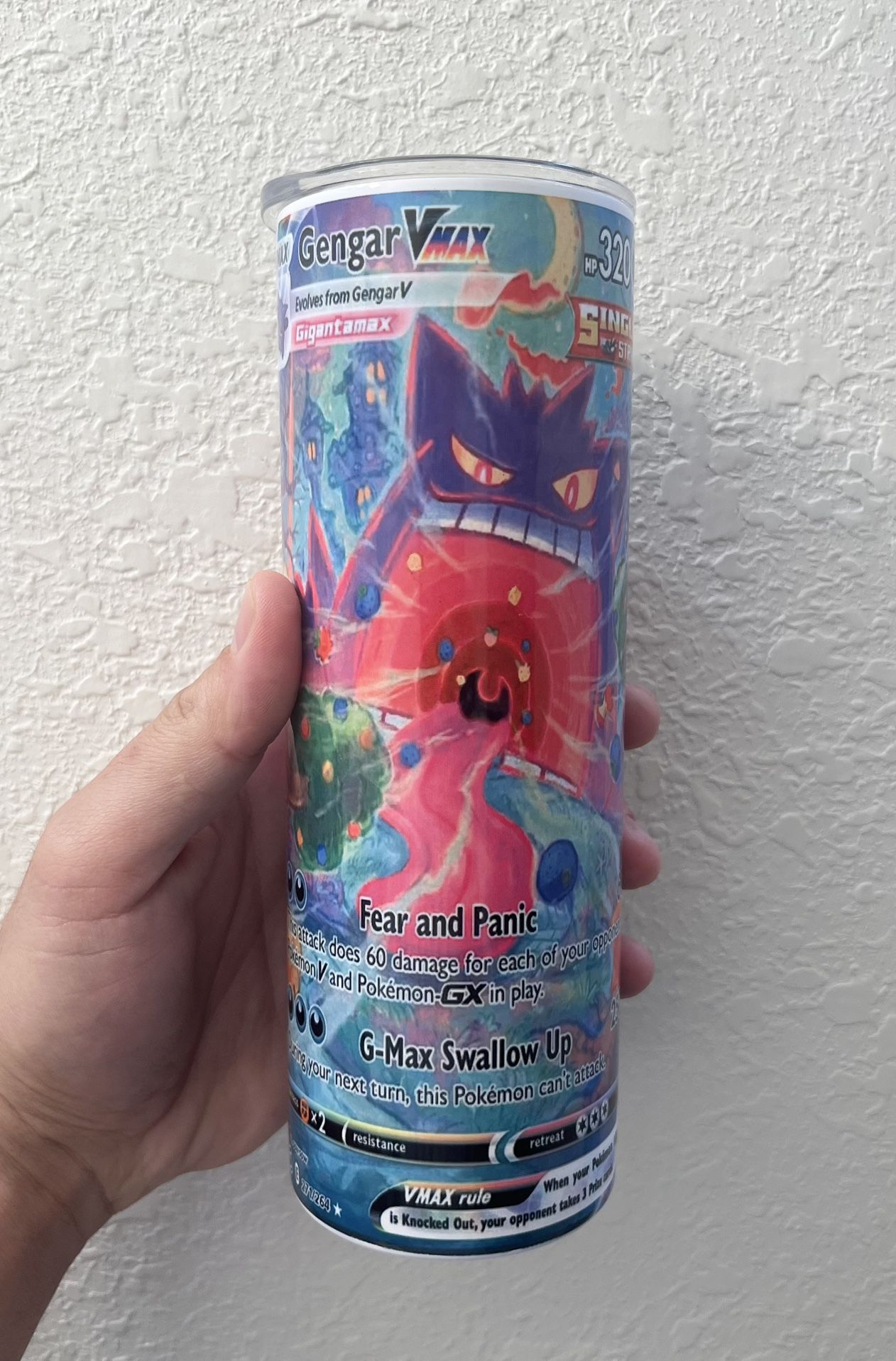 Gengar Vmax 20oz Tumbler Pokémon Cup
