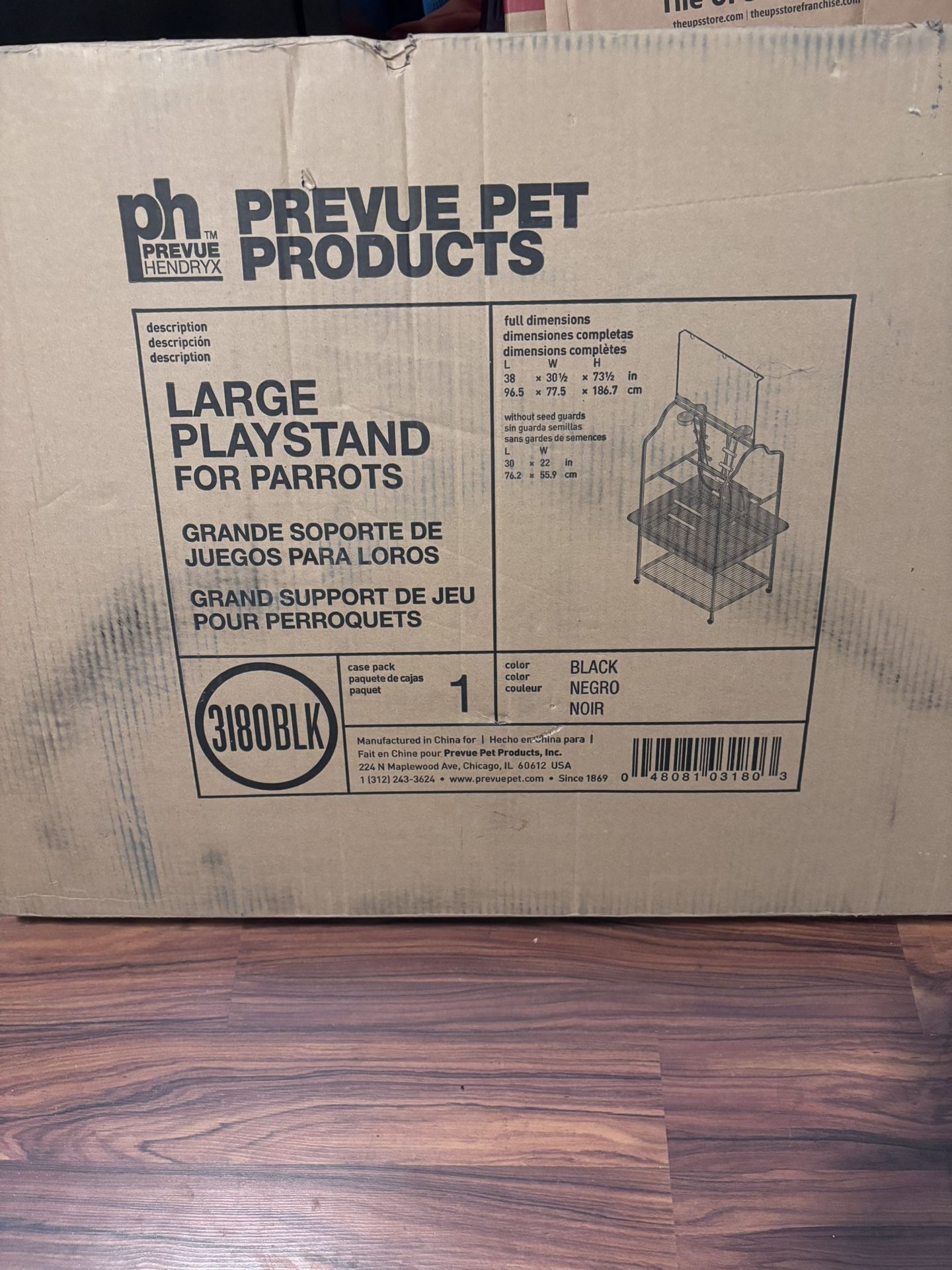 Brand New In Box Bird Play Stand