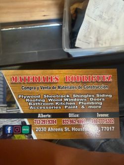 MATERIALES BODRIGUEZ Compra y Venta de Materiales de Construccion