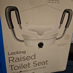 Locking Raised Toilet Seat