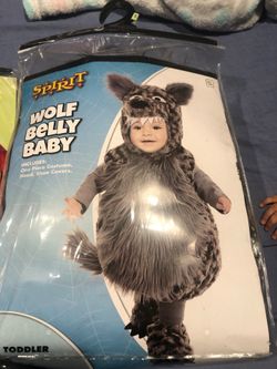 Wolf belly baby costume