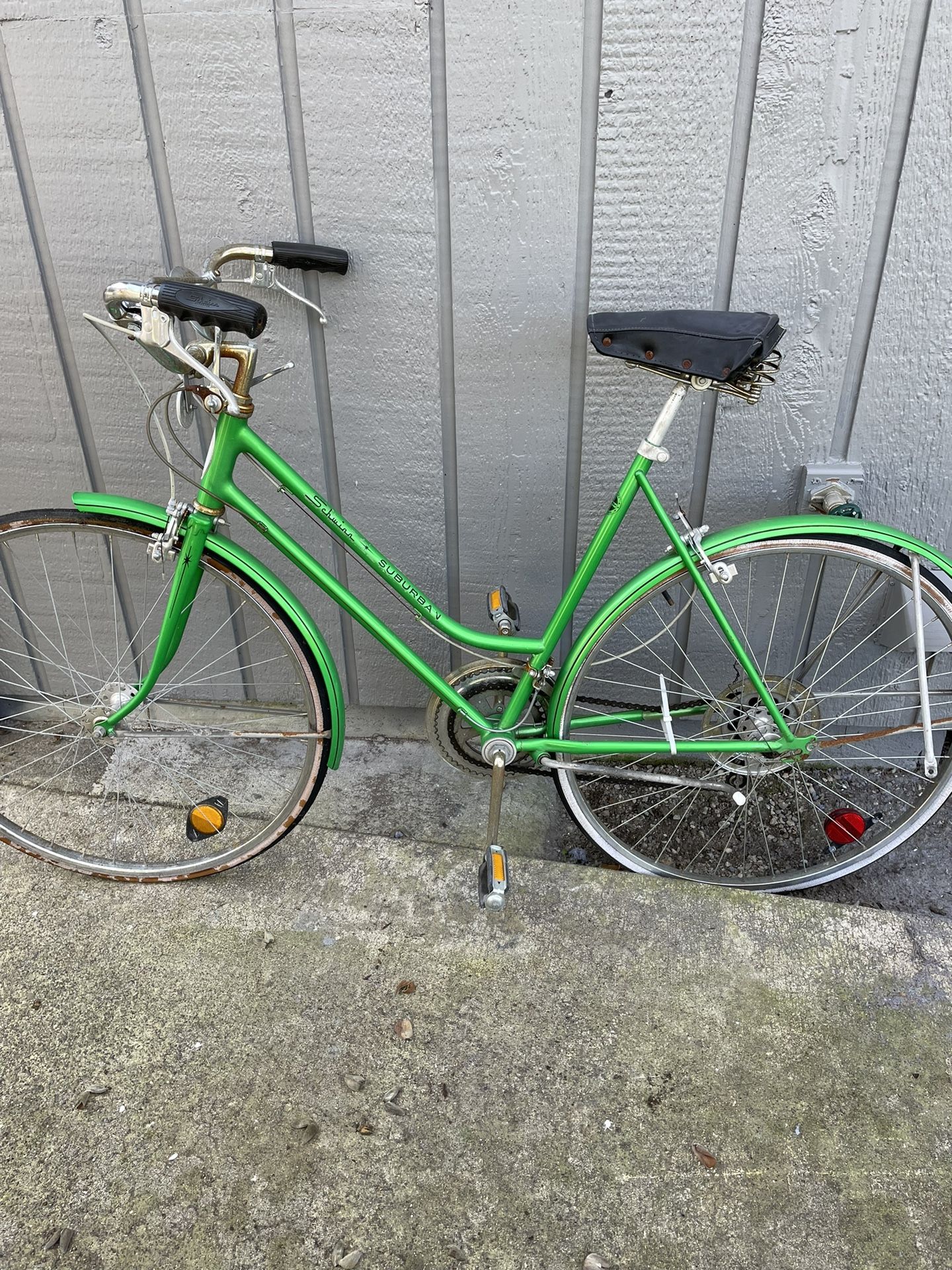 Schwinn suburban cheap vintage green