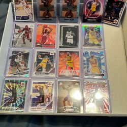 17 LeBron James Card Lot